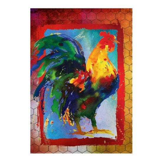 Kauai Rooster Garden Flag