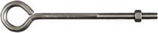 National 3/8 In. x 8 In. Stainless Steel Eye Bolt
