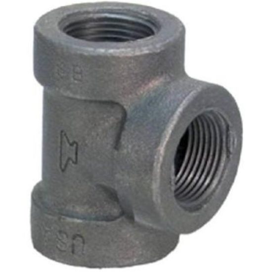 Anvil 1/2 In. Malleable Black Iron Tee