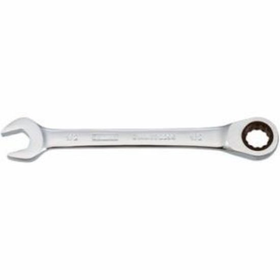 SAE Ratcheting Combination Wrench, Long-Panel, 1/2-In.