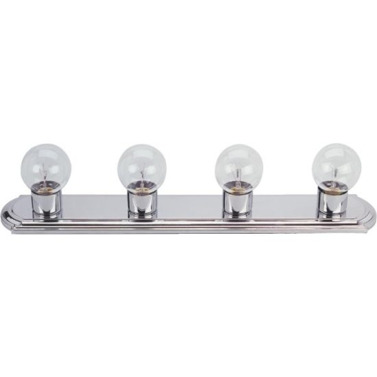 Home Impressions 4-Bulb Chrome Vanity Bath Light Bar