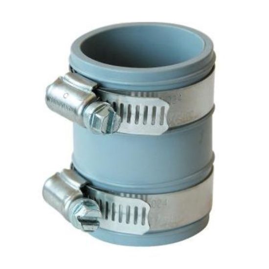 Fernco 1-1/2 In. or 1-1/4 In. Flexible Tubular PVC Drain Pipe Connector