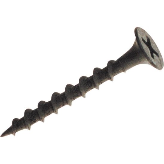 Grip-Rite #6 x 1-5/8 In. Coarse Thread Black Phosphate Drywall Screw (5000 Ct.)