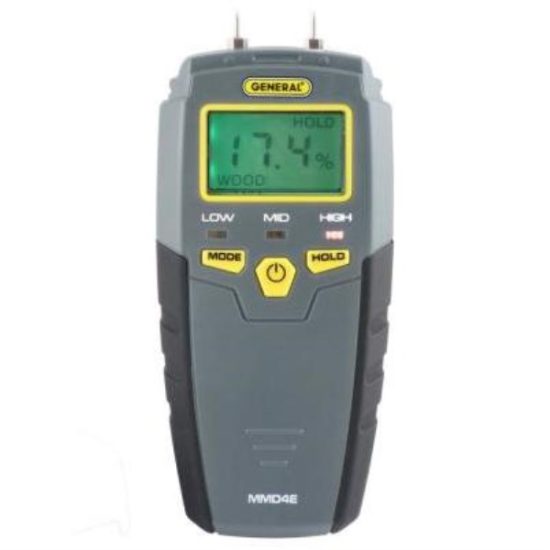 General Tools Moisture Meter with LCD Display