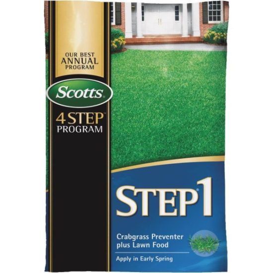 Scotts 4-Step Program Step 1 13.46 Lb. 5000 Sq. Ft. 28-0-7 Lawn Fertilizer with Crabgrass Preventer