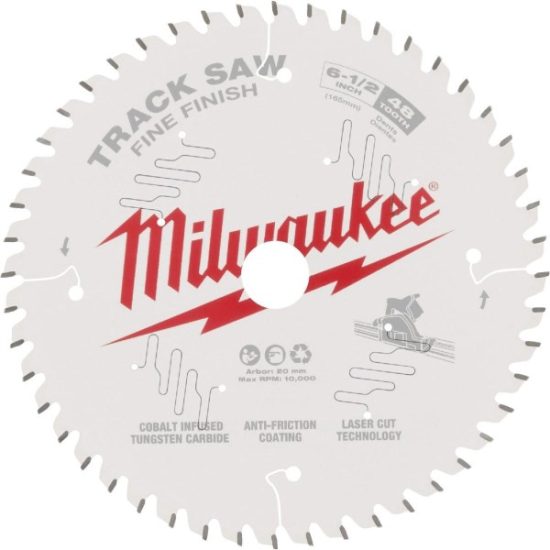 Milwaukee 6-1/2 In.  48T Fine Finish Track Saw Blade