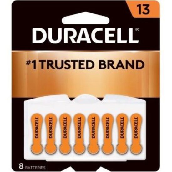 Duracell EasyTab 13 Hearing Aid Battery (8-Pack)