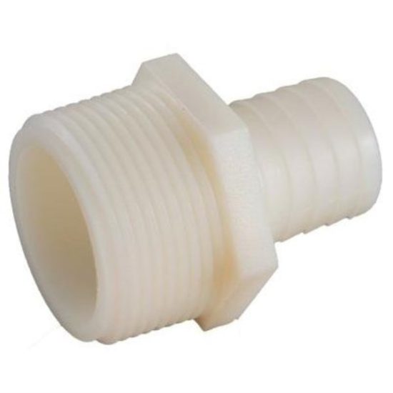 Anderson Metals 1/2 In. Barb x 3/8 In. MIP Nylon Connector