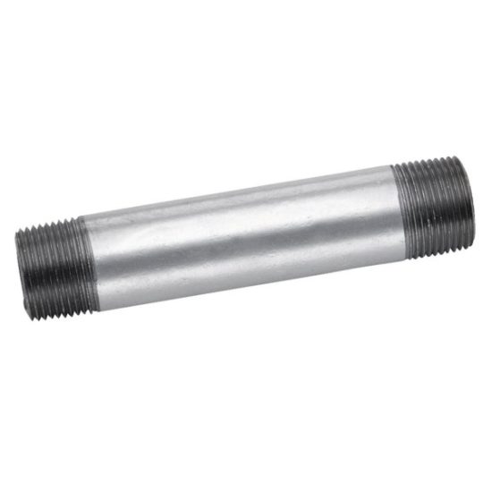 Anvil 1-1/4 In. x 8 In. Welded Steel Galvanized Nipple