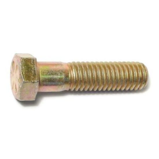 7/16 -14 x 1-3/4  Zinc Plated Grade 8 Steel Coarse Thread Hex Cap Screws HCS8-213
