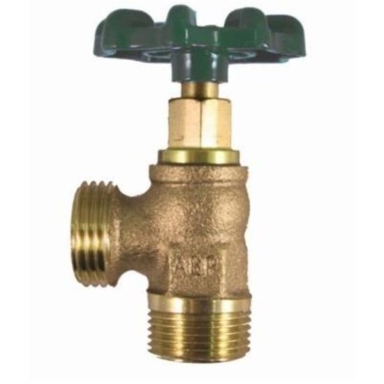 Arrowhead Brass 3/4 In. MIP x 3/4 In. Hose Thread Red Brass Aluminum Diecast Boiler Drain