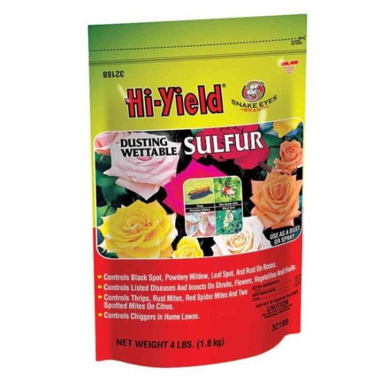 Hi-Yield 4 Lb. Powder Concentrate Wettable Sulphur Fungicide