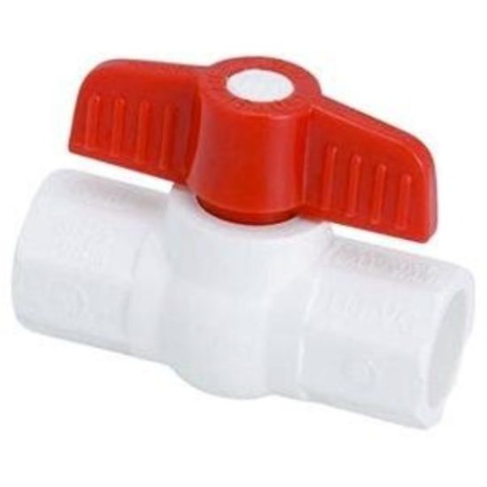 ProLine 1/2 In. X X 1/2 In. S PVC Quarter Turn Ball Valve