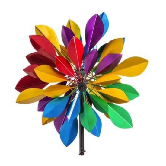 Deluxe Wind Spinner Topper  Colorful Layers of Petals
