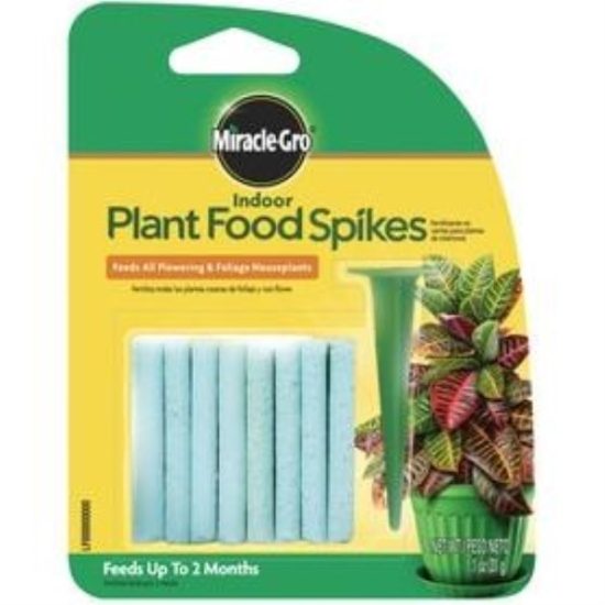 Miracle-Gro 6-12-6 Indoor Plant Food Fertilizer Spikes (24-Pack)