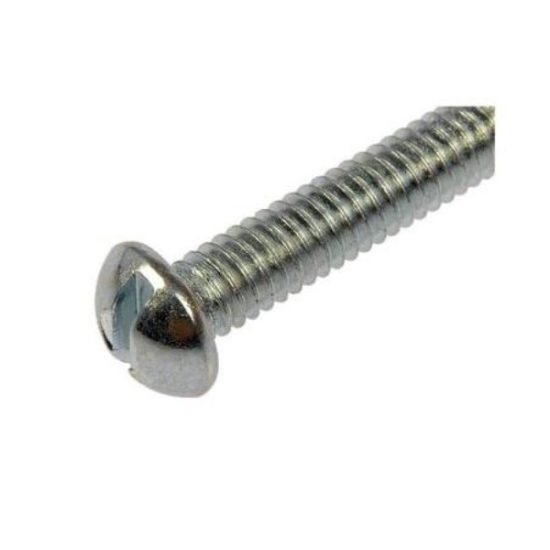Midwest Fastener 19427153 Screw - Machine Round Head Slotted #8-32 (UNC) x 2  - Zinc 100pk