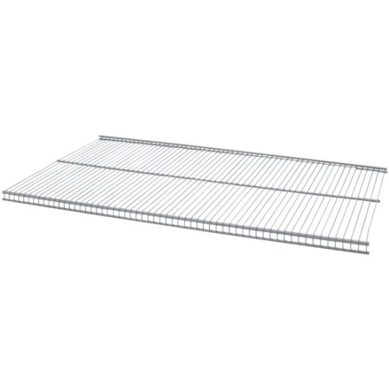 Organized Living FreedomRail 2 Ft. W. x 12 in. D Profile Ventilated Closet Shelf, Nickel