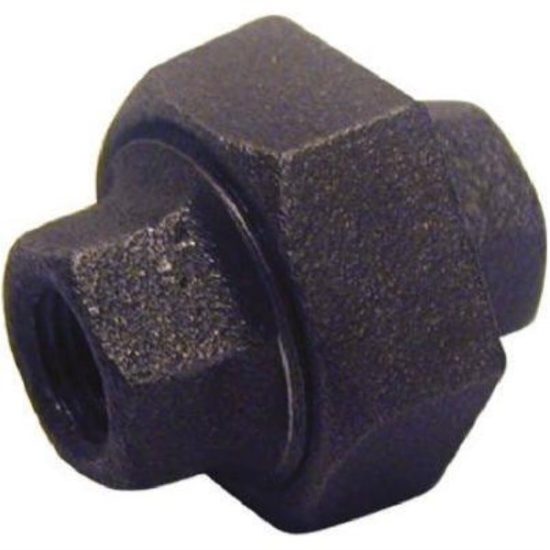 Southland 1/2 In. Ground Joint Malleable Black Iron Union