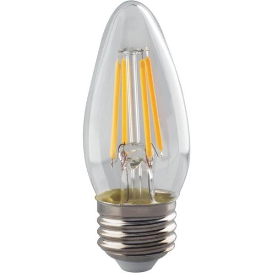 Satco 40W Equivalent Warm White B11 Medium LED Decorative Light Bulb