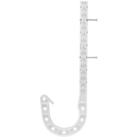 Oatey 2 In. x 7-1/2 In. ABS J-Hook Pipe Hook (4-Pack)