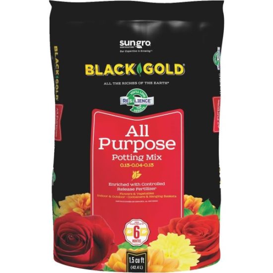 Black Gold 1.5 Cu. Ft. 37 Lb. All Purpose Potting Mix