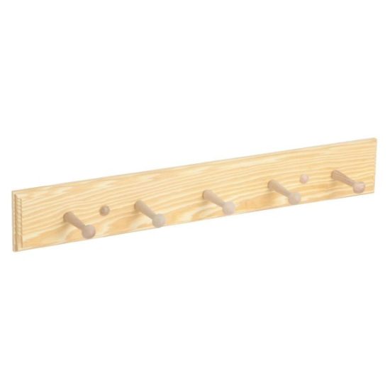 Waddell Wood 24 In. Shaker Peg Rack