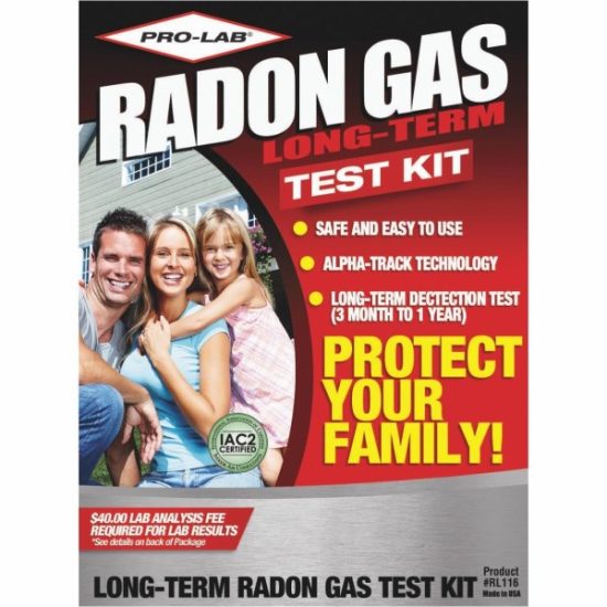 Pro Lab Long-Term Radon Test Kit