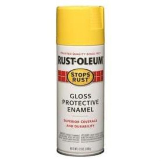 Rust-Oleum Stops Rust Sunburst Yellow Gloss 12 Oz. Anti-Rust Spray Paint
