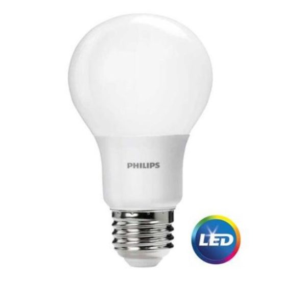 Philips 40W Equivalent Daylight A19 Medium LED Light Bulb (2-Pack)