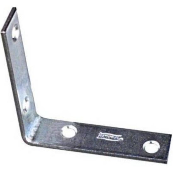 National Catalog 115 3 In. x 3/4 In. Zinc Corner Brace