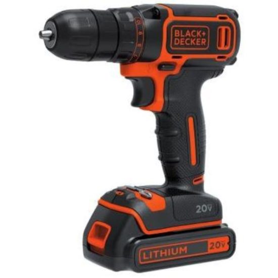 Black & Decker 20-Volt MAX Lithium-Ion 3/8 In. Cordless Drill Kit