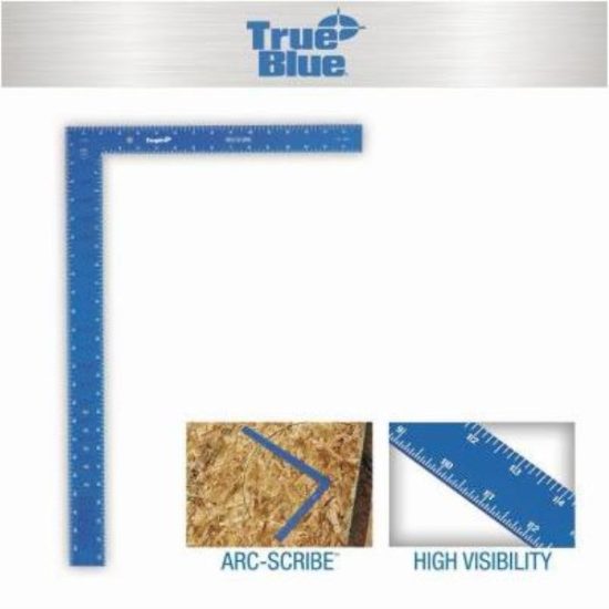 Empire True Blue 16 In. x 24 In. Aluminum High-Visibility Carpenter's Square