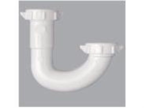 Do it Best 1-1/4" White Plastic J-Bend, Bagged