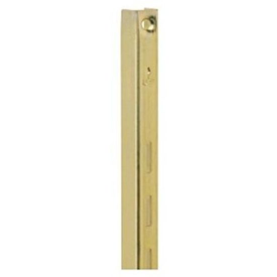 Knape & Vogt 80 Series 36 In. Brass Adjustable Shelf Standard