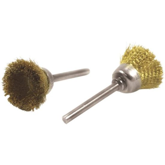 Forney 2-Piece Brass Cup Brush Set