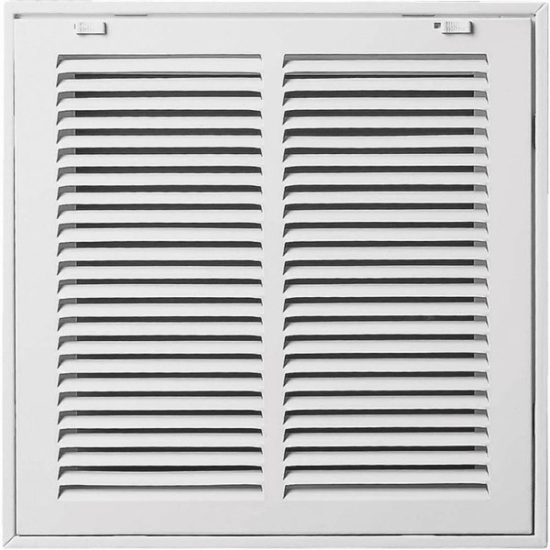 Ameriflow 25 In. x 20 In. White Filter Grille