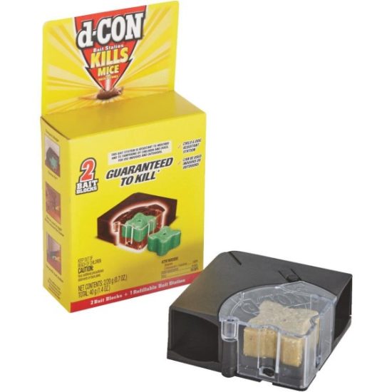 D-Con Refillable Mouse Bait Station (2-Refill)