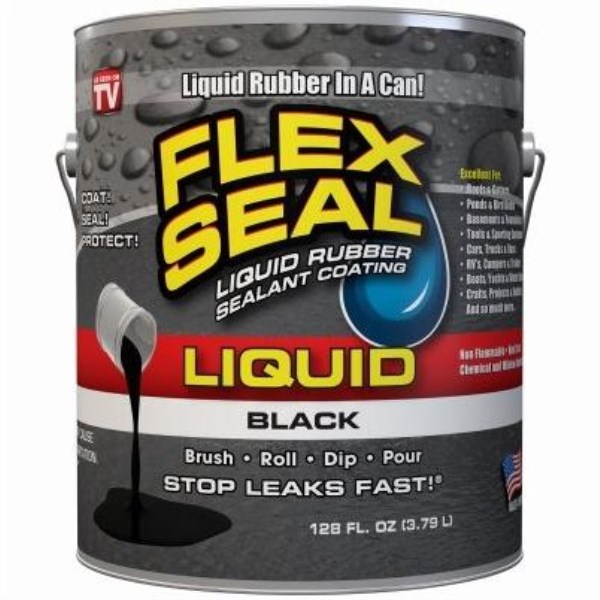 FLEX SEAL 1 Gal. Liquid Rubber Sealant, Black