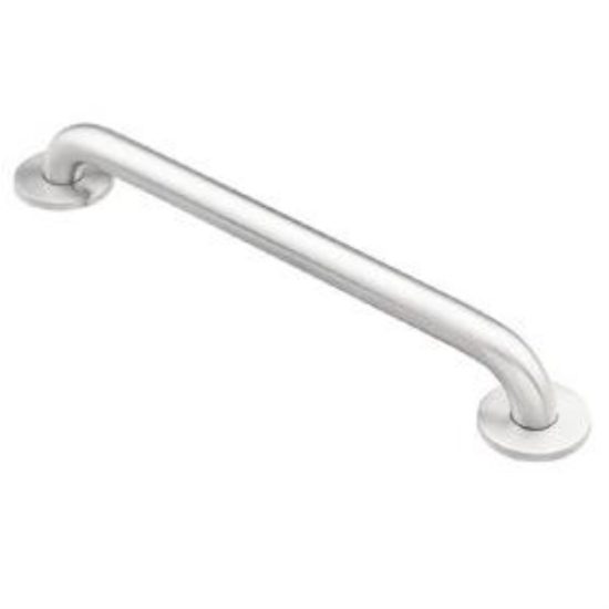 Moen Home Care 24 In. x 1-1/4 In. Concealed Screw Grab Bar, Stainless Steel