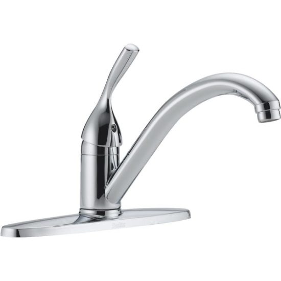 Delta Classic Series Single Handle Lever Kitchen Faucet, Chrome