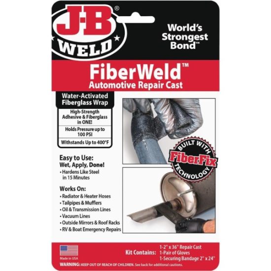 J-B Weld FiberWeld 2 In. W x 36 In. L Automotive Repair Cast Kit