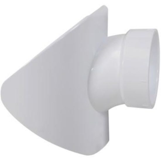 72142 4 x 2 in. PVC Tee Pipe Fitting Boss