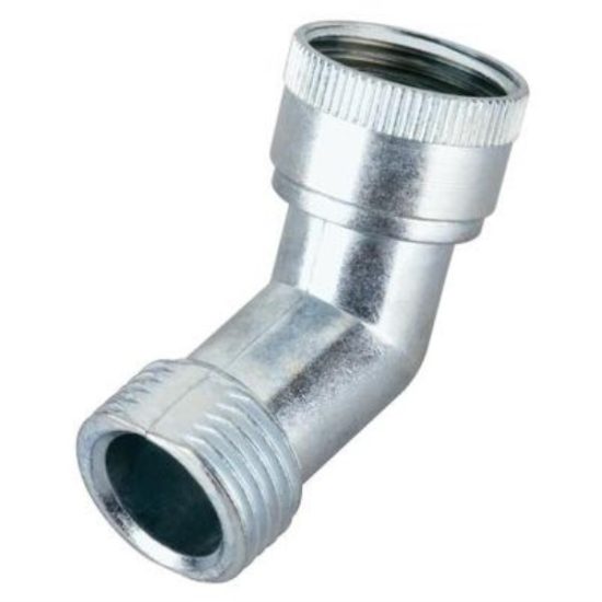 Best Garden 3/4 In. FHT x 3/4 In. MHT Metal Gooseneck Hose Connector