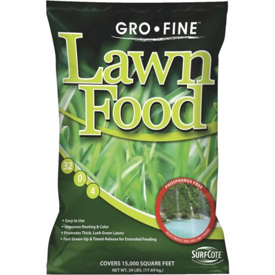 Gro-Fine 39 Lb. 15,000 Sq. Ft. 32-0-4 Phosphorus Free Lawn Fertilizer