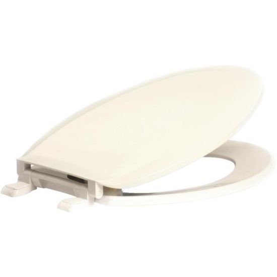 Centoco Elongated Closed Front White Plastic Standard Toilet Seat