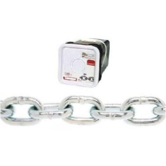 Campbell 3/16 In. 150 Ft. Zinc-Plated Low-Carbon Steel Coil Chain
