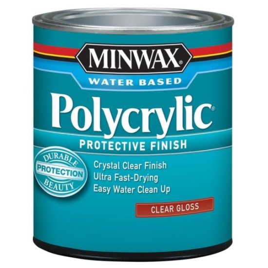 Minwax Polycrylic 1/2 Pt. Gloss Water Based Protective Finish