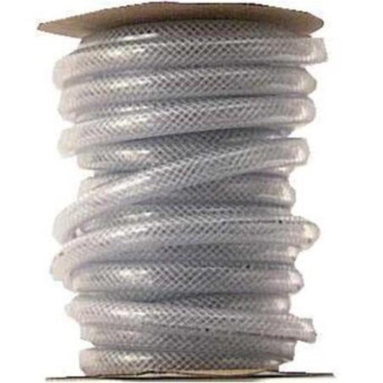 Abbott Rubber 7/8 In. x 5/8 In. x 75 Ft. Clear T12 Braided PVC Tubing, Bulk Spool