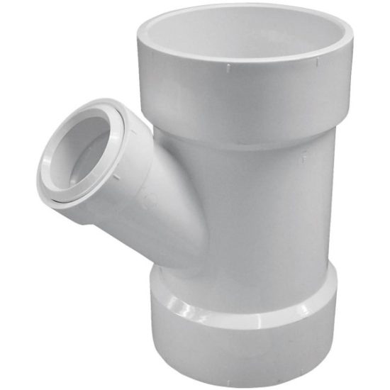 Charlotte Pipe 4 In. x 1-1/2 In. Schedule 40 DWV Reducing PVC Wye