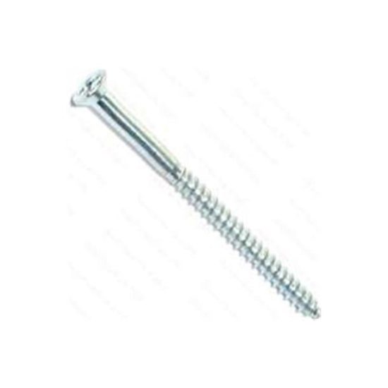 Scr Wood No 8 2-1/2In Flt Stl MIDWEST (STOCK SALES) Wood Screws - Fh - Phil- Zp